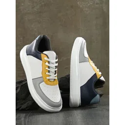 Mast & Harbour Men Lace-Ups Lightweight Colourblocked Sneakers