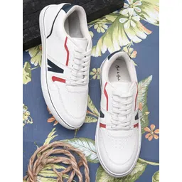 Mast & Harbour Men White Lightweight Sneakers
