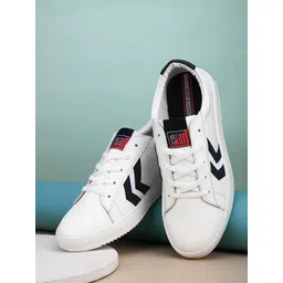 Mast & Harbour Men White Round Toe Lightweight Sneakers