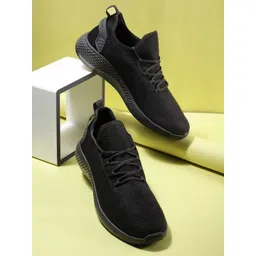 Mast & Harbour Men Woven Design Sneakers