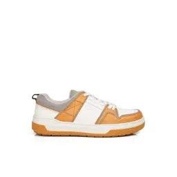 McCoy Men's Mango & White Casual Sneakers