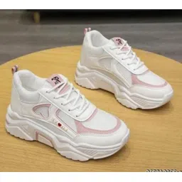 Megpar 153 White Dil New Stylish Look Comfortable Sports Shoes Womens Sneakers For Women