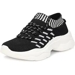 Memory Foam Comfort Shoes Women Running | Walking | Training | Gym| Jogging | Sneaker | Athletic | Lace up | Flexible | Lightweight | Daily use for Women & Girls