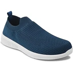 Memory Foam Men's Casual Knitted Slip-On Shoes | Comfortable Lightweight Walking Shoes for Office Travel for Boys and Men | Sizes 6-10