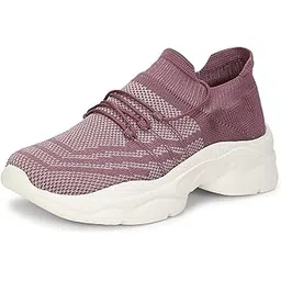 Memory Foam Soft Cushioned Running Shoes | Walking | Training | Gym | Jogging | Sneaker | Athletic | Lace up | Flexible | Lightweight | Daily use for Women & Girls