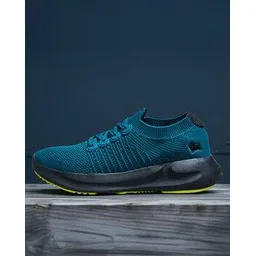 Men Almond-Toe Lace-Up Sneakers