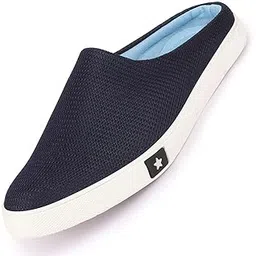 Men Back Open Slip On Shoes Perfect for Daily, Evening, Outdoor, Casual Outfits|Lightweight and Comfort with TPR Sole Flexiblity