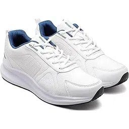 Men Boss-10 Running and Casual wear Sports Shoes with Laces, Lightweight and Comfortable Shoes for Walking with Upper mesh Fabric for Men & Boys