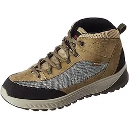 Men Camel Casual Lace-Up Boots