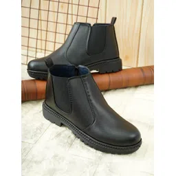Men Chelsea Slip-on zip Synthetic Leather Comfortable Boots Boots For Men