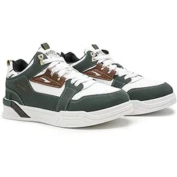 Men CHICAGO-11 Stylish Casual Mid Top Sneakers and Trendy Shoes with Laces for Men & Boys | Perfect for Wearing to Outings, and Comfortable All-Day Use, Stylish and Durable