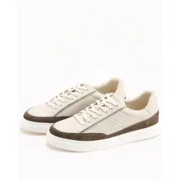 Men Colourblock Lace-Up Sneakers