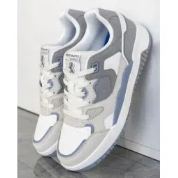 Men Colourblock Lace-Up Sneakers 