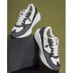 Men Colourblock Low-Top Lace-Up Sneakers