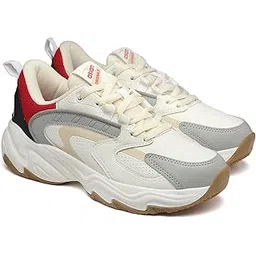 Men DOMINATOR-01 Sports and Casual Wear Running Shoe with Laces, Lightweight and Comfortable Shoes for Men & Boys, Ideal for Jogging, Gym, Sports, Daily Use, and Durable for All-Day Comfort