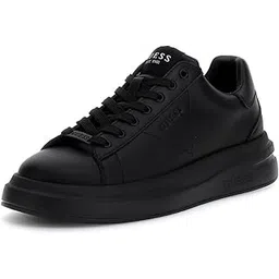 Men Elba Solid Leather Lace Up Low Top Sneakers