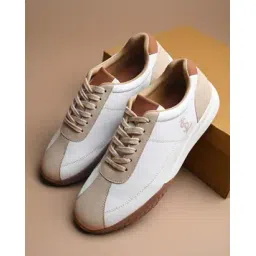 Men Flat Lace-Up Sneakers