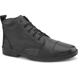 Men Formal Lace-up Boots with Zip (W KIM-54)