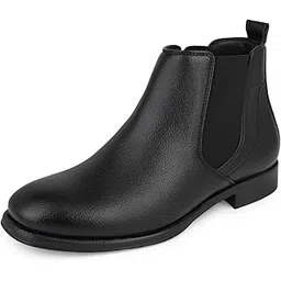 Men Italian Chelsea Boots | Soft Cushioned Insole, Slip-Resistance, Dynamic Feet Support& Arch Support|Slip-On Boots
