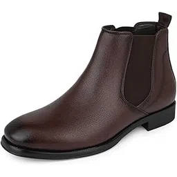 Men Italian Chelsea Boots | Soft Cushioned Insole, Slip-Resistance, Dynamic Feet Support& Arch Support|Slip-On Boots