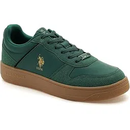 Men Jaxon 2.0 DK. Green Retro Court Sneakers - (UK8) (US9) (2FD24789D03)
