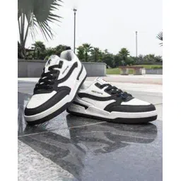 Men Knitted Lace-Fastening Sneakers with Round Toes