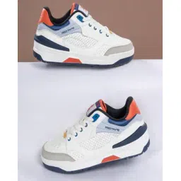 Men Knitted Lace-Fastening Sneakers with Round Toes