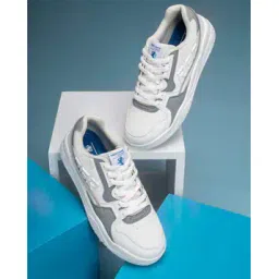 Men Knitted Lace-Fastening Sneakers with Round Toes