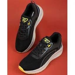 Men Knitted Lace-Up Running Shoes