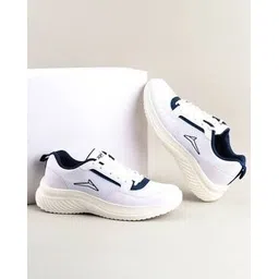 Men Knitted Lace-Up Running Shoes