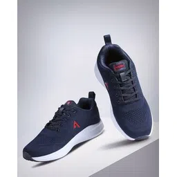 Men Knitted Running Sports Shoes with Lace Fastening