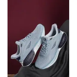 Men Knitted Running Sports Shoes with Lace Fastening