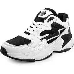 Men Lace Up Running Shoes