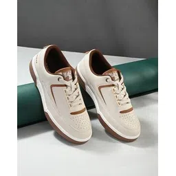 Men Lace-Up Sneakers with PU upper