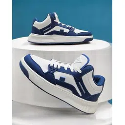 Men Lace-Up Sneakers with Pu Upper