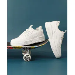 Men Lace-Up Sneakers with Synthetic Upper