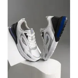 Men Lace-Up Sports Shoes with PU Upper