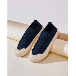 Men Low-Top Lace-Up Casual Shoes