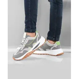 Men Low-Top Lace-Up Casual Shoes