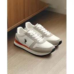 Men Low-Top Lace-Up Sneakers