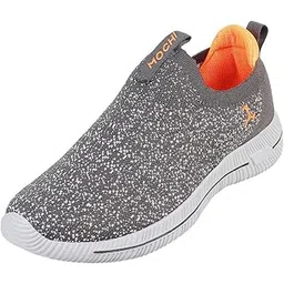 Men Mesh Material Pull-on Walking Shoes