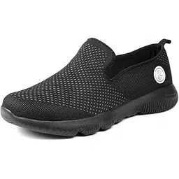 Men Mesh Pull On Walking Shoes