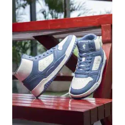 Men Panelled Lace-Up Casual Shoes