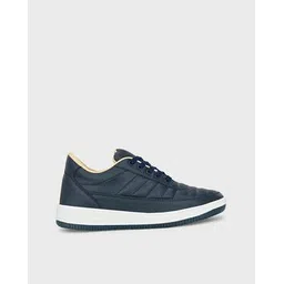 Men Panelled Lace-Up Sneakers