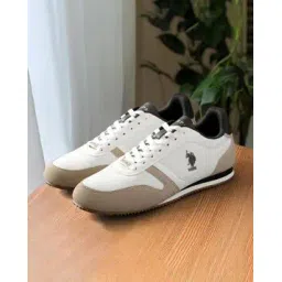 Men Panelled Low-Top Lace-Up Sneakers