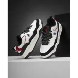 Men Perforated Lace-Up Sneakers