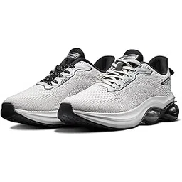 Men POWERPLAY-08 Running and Casual wear Running Shoes with Laces, Lightweight and Comfortable Shoes with Upper Fabric and Phylon Sole for Men & Boys