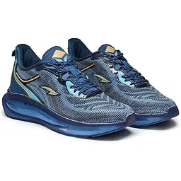 Men POWERPLAY-17 Running and Casual wear Running Shoes with Laces, Lightweight and Comfortable Shoes with Upper Fabric and Phylon Sole for Men & Boys