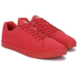 Men PU Sneakers Red