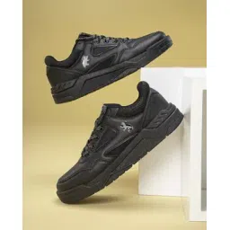 Men Round-Toe Lace-Up Sneakers 